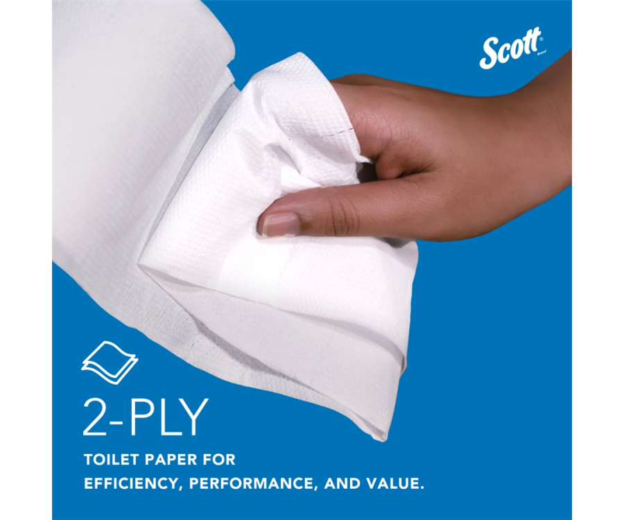 Scott® 2-Ply High-Capacity Jumbo Roll Toilet Paper (3.27 in. x 1000 ft., 12/Case)